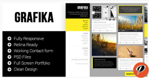 Grafika Photography Blog HTML Template