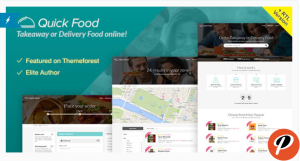 QuickFood Delivery or Takeaway Food Template