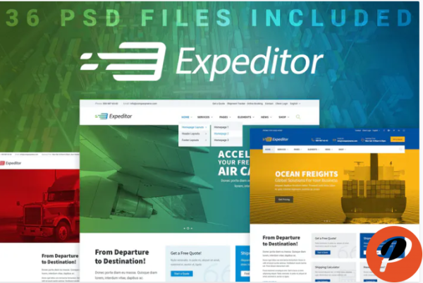 Expeditor PSD Template