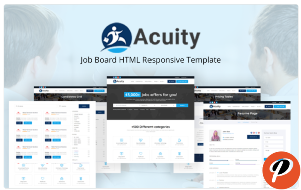 Acuity Job Board HTML Responsive Website Template