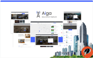 Aiga Real Estate HTML5 Website Template