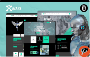 Azary Robot Website Template