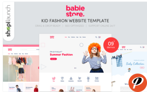 Babie Store Kid Fashion Website Template