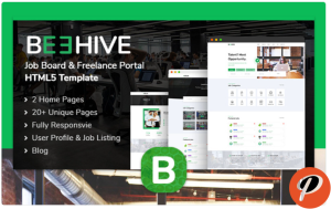 Beehive Job Listing HTML5 Website Template