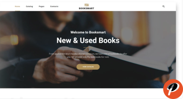 Booksmart Books for Rent Modern Multipage HTML5 Website Template