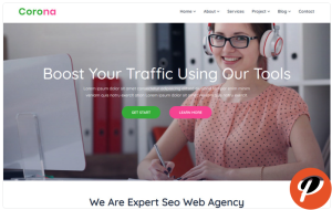 Corona Digital Agency Multipurpose Website Template