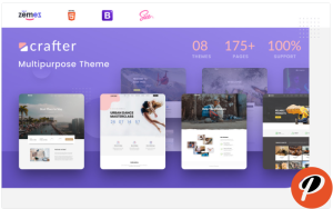 Crafter Multipurpose Modern Bootstrap 4 Website Template