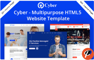 Cyber Multipurpose HTML5 Website Template