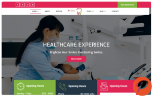 Dant Dentist Medical Website Template