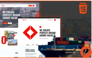 Delco Logistics and Cargo HTML5 Website Template