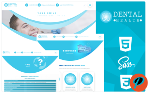 Dental Health Creative Responsive HTML5 CSS3 Theme Website Template