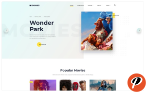 EMovies Movie Streaming Website Template