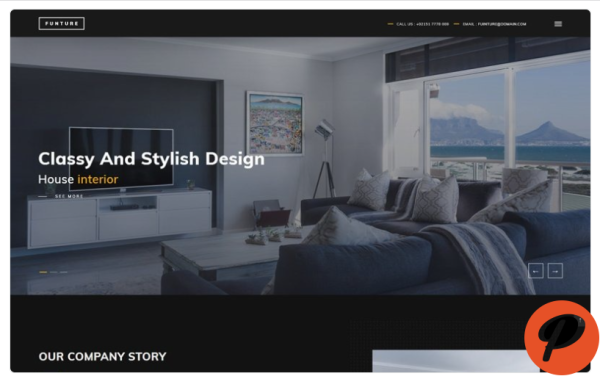 FUNTURE Interactive Architecture Website Template