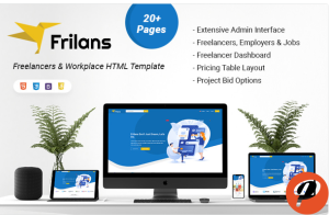 Frilans Freelancers and Workplace HTML Website Template