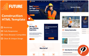 Future Construction HTML Website Template