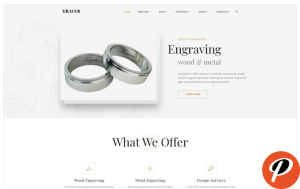 Graver Art Multipage Elegant HTML Website Template