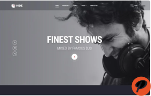 HIDE Online Radio Multipage Creative HTML Website Template