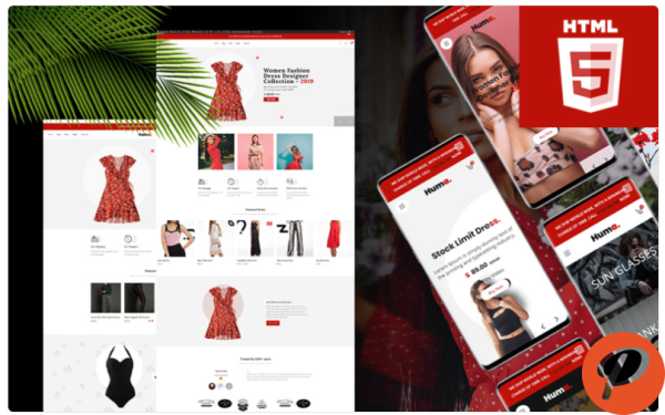 Huma Bootstrap 4 ecommerce HTML5 Website Template 1