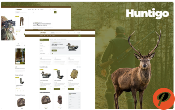 Huntigo Hunting Ammunition HTML Website Template