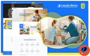 Laundrymatic Laundry and Dry clean HTML5 Website Template