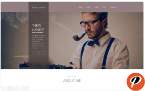 Mark Oswald Writer Responsive Minimal HTML5 Website Template