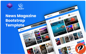 NewsLab News Magazine Website Template 1