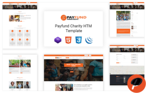 Payfund Charity Nonprofit Organization Website Template