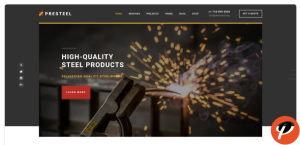 Presteel Steelworks Multipage Creative HTML Website Template