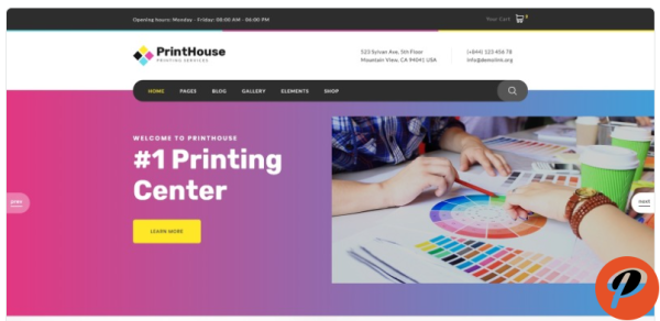 Print House Print Shop Multipage Modern HTML Website Template