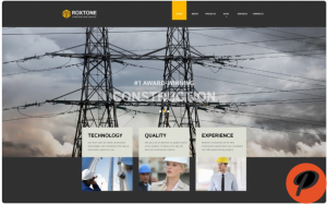 Roxtone Construction Company Responsive Creative HTML Website Template 1