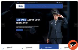 Security Guard Services Website Template