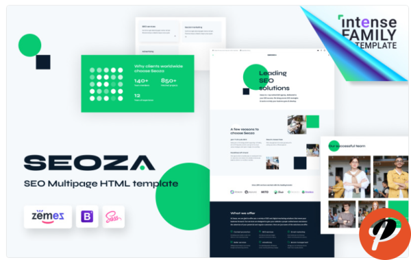 Seoza SEO Agency HTML Website Template