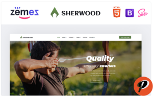 Sherwood Archery Multipage Clean HTML Website Template