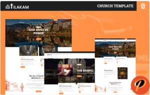 Tilakam Church and Religious HTML5 Template Website Template