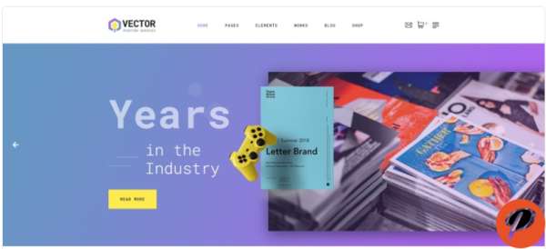 Vector Print Shop Multipage Modern HTML Website Template