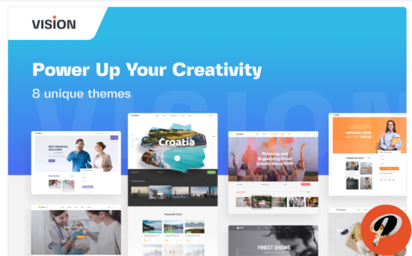 Vision Responsive Multipurpose Website Template