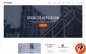 Vitagex Construction Company Multipage Modern HTML Website Template