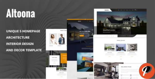 Altoona Architecture Interior Design HTML Template