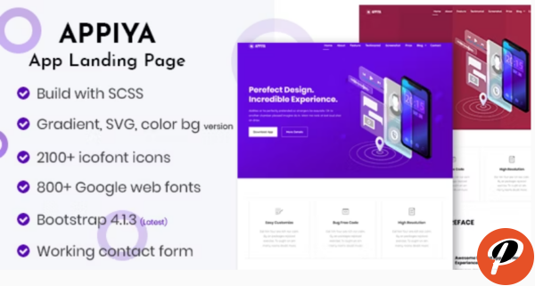 Appiya App Landing Page