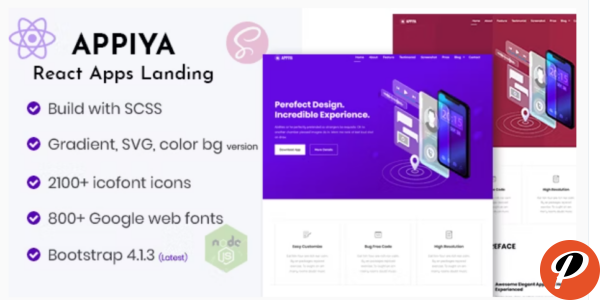 Appiya React App Landing Page