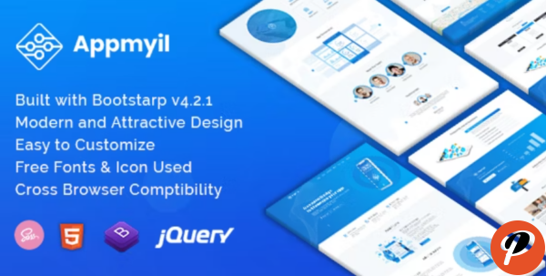 Appmyil App Landing Template