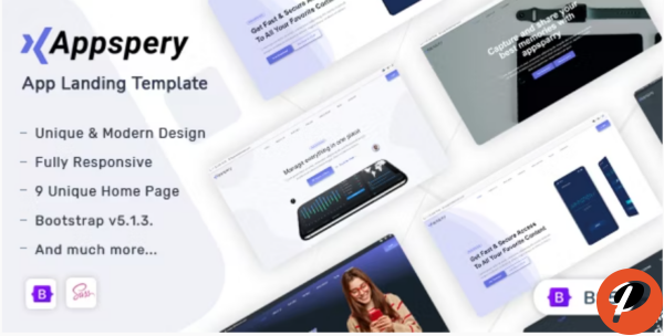 Appspery Bootstrap 5 App Landing Template