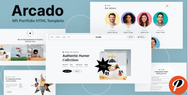 Arcado Nft Portfolio HTML Template