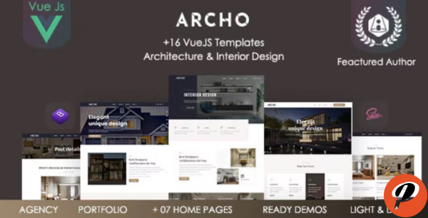 Archo Vue Architecture Interior Template