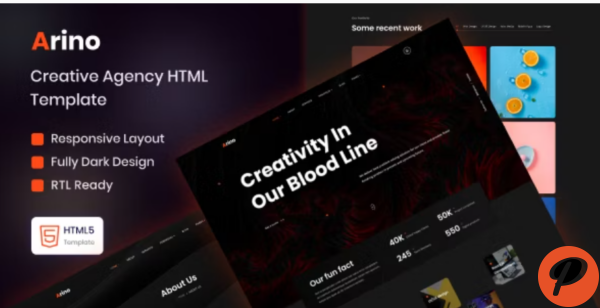 Arino Creative Agency Template