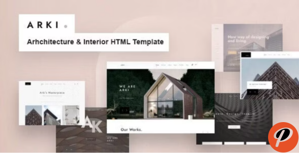 Arki Architecture HTML Template