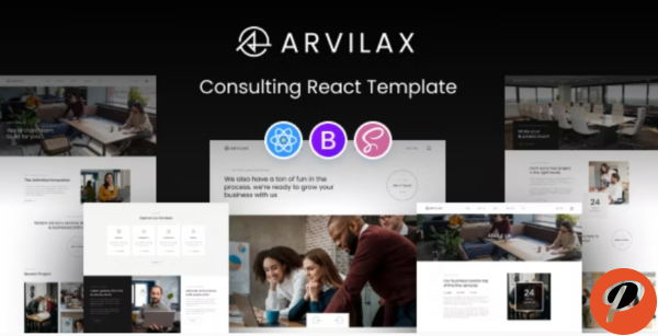 Arvilax – Business Consulting React Template