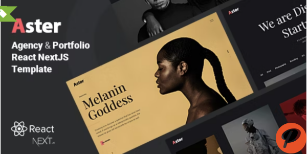 Aster Creative Portfolio Agency React Template