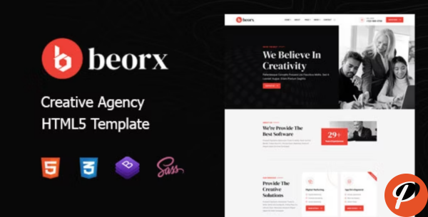 Beorx Creative Agency HTML5 Template