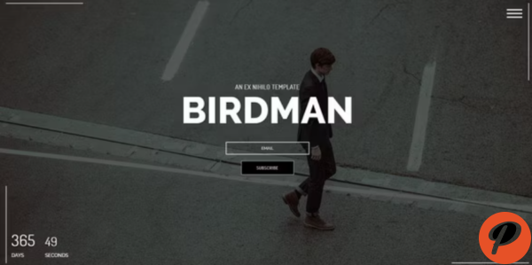 Birdman Responsive Coming Soon Page